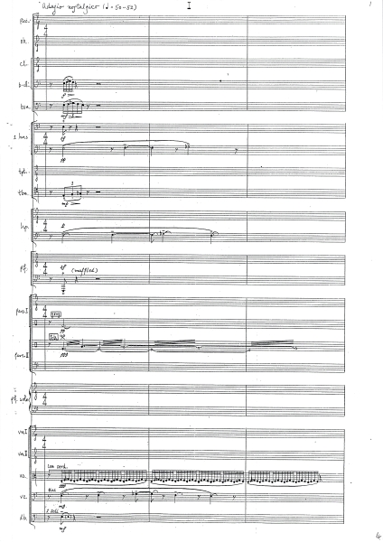 楊聰賢作品《鋼琴協奏曲》(Concerto Pianissimo)曲譜首頁