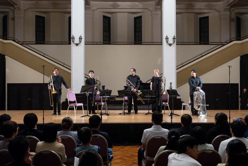 響鑠長號四重奏2025音樂會 「低銅高峰會」|台北青年管樂團|國藝會補助成果檔案庫