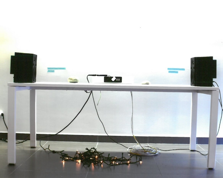 「〈遠方〉李若玫創作計劃」作品展示：《Untitled》，影像聲音裝置，法國尼斯，2011
