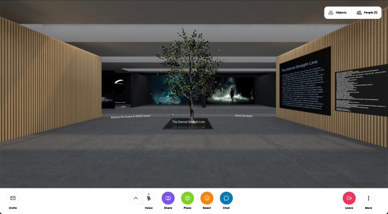 安娜琪舞蹈劇場「《永恆的直線》世界劇場設計展(World Stage Design)展覽-線上VR展覽」線上展間