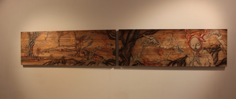 平面介入空間的真實體現－2013王鼎超 繪畫創作個展｜王鼎超｜國藝會補助成果檔案庫