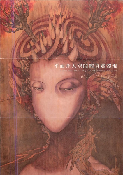 平面介入空間的真實體現－2013王鼎超 繪畫創作個展｜王鼎超｜國藝會補助成果檔案庫