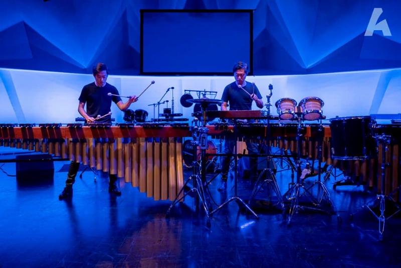 雙子打擊樂團於西班牙特內理費現代音樂藝術節演出	