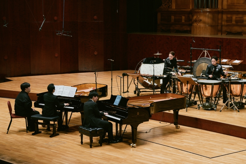 雙子二重奏與盧易之、汪奕聞《雙打擊 × 雙鋼琴音樂會》｜雙子打擊樂團｜國藝會補助成果檔案庫