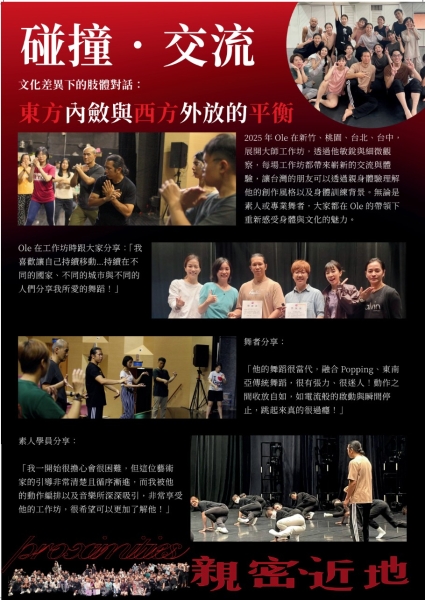 艸雨田首部臺法國際共製節目 《Proximities》三地巡演計畫|艸雨田舞蹈劇場|國藝會補助成果檔案庫