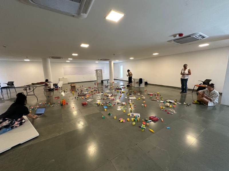 《媽與他與她與它M(other)hood》網絡編織永續性場所—2024 印度Serendipity Arts Festival國際共創展演｜軟硬倍事｜國藝會補助成果檔案庫