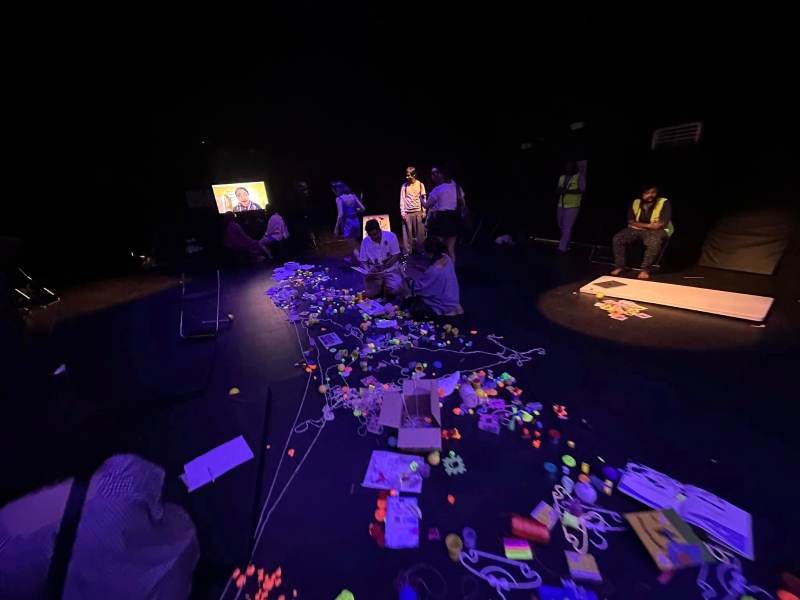 《媽與他與她與它M(other)hood》網絡編織永續性場所—2024 印度Serendipity Arts Festival國際共創展演｜軟硬倍事｜國藝會補助成果檔案庫