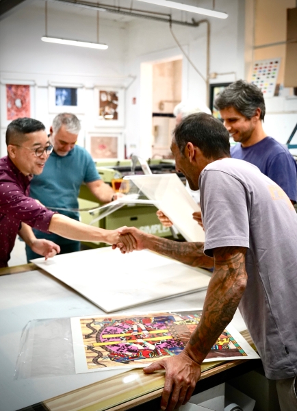 椿版畫團隊受邀CPS葡萄牙絹印中心 《PONTO DE IMPRESSÃO》40周年國際絹印技師研討會 暨西班牙Christian M Walter絹印工作室駐村研習計畫｜椿版畫絹印有限公司｜國藝會補助成果檔案庫