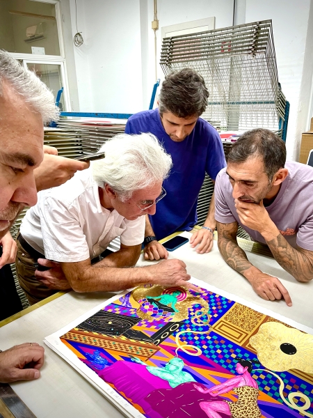 椿版畫團隊受邀CPS葡萄牙絹印中心 《PONTO DE IMPRESSÃO》40周年國際絹印技師研討會 暨西班牙Christian M Walter絹印工作室駐村研習計畫｜椿版畫絹印有限公司｜國藝會補助成果檔案庫