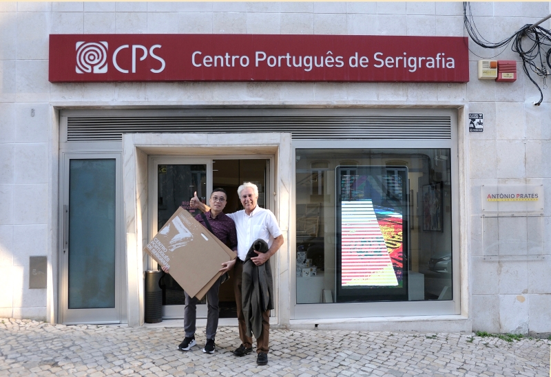 椿版畫團隊受邀CPS葡萄牙絹印中心 《PONTO DE IMPRESSÃO》40周年國際絹印技師研討會 暨西班牙Christian M Walter絹印工作室駐村研習計畫｜椿版畫絹印有限公司｜國藝會補助成果檔案庫