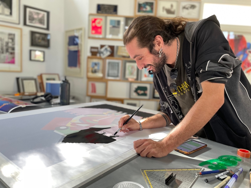 椿版畫團隊受邀CPS葡萄牙絹印中心 《PONTO DE IMPRESSÃO》40周年國際絹印技師研討會 暨西班牙Christian M Walter絹印工作室駐村研習計畫｜椿版畫絹印有限公司｜國藝會補助成果檔案庫