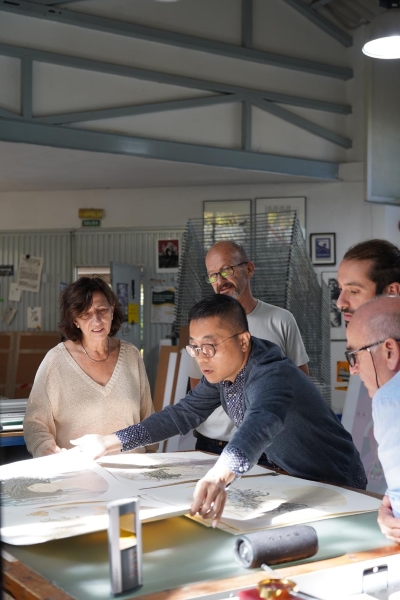 椿版畫團隊受邀CPS葡萄牙絹印中心 《PONTO DE IMPRESSÃO》40周年國際絹印技師研討會 暨西班牙Christian M Walter絹印工作室駐村研習計畫｜椿版畫絹印有限公司｜國藝會補助成果檔案庫