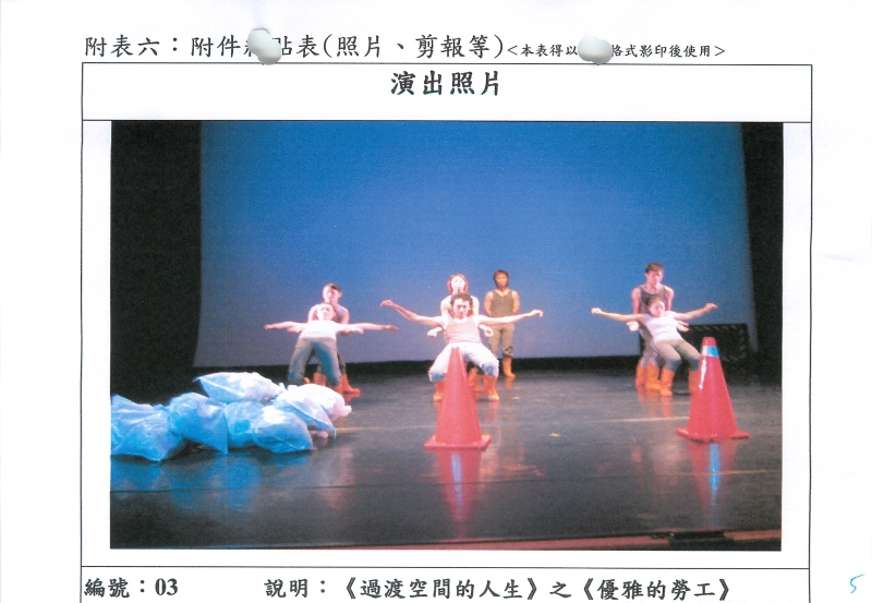 世紀當代舞團2005年精華巡迴  過渡空間的人生｜世紀當代舞團｜國藝會補助成果檔案庫