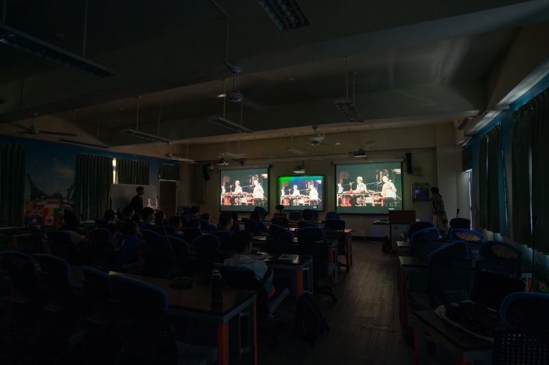再拒劇團「說故事的人：2021年台灣巡迴青少年工作坊」活動紀錄：放映《明白歌》片段（2021/05/05台東專科學校）
