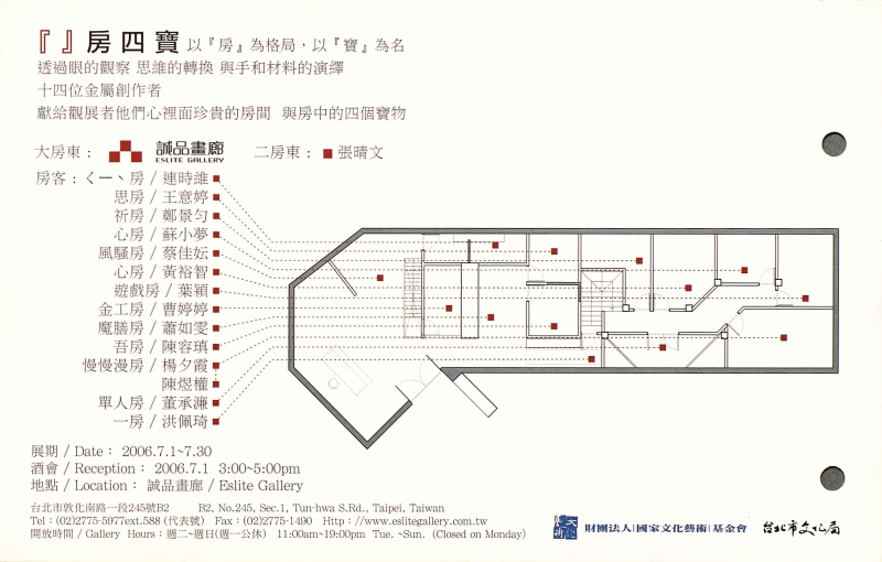 『』房四寶｜張晴文｜國藝會補助成果檔案庫