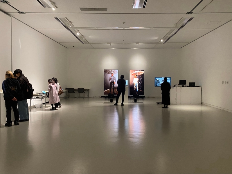 黃致傑「《Biomimicry Aesthetics: Robotic Calligraphy of "Sensitive Floral”》機器人書寫裝置獲頒日本 ADAA 亞洲數位藝術大賞獎 (Asia Digital Art Award FUKUOKA) 優秀獎暨前往福岡市美術館展覽發表計畫」:展示空間現況